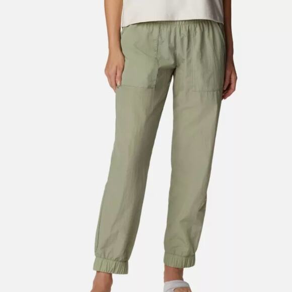 COLUMBIA Safari Green Boundless Trek‎ Jogger Casual Outdoor Pants Size Medium - Picture 1 of 15